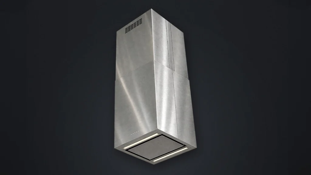 Coifa de ilha cube